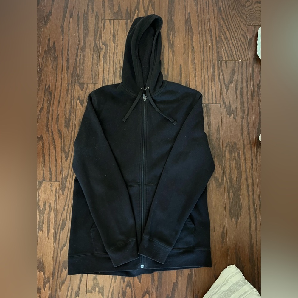 Black Zip Up Hoodie